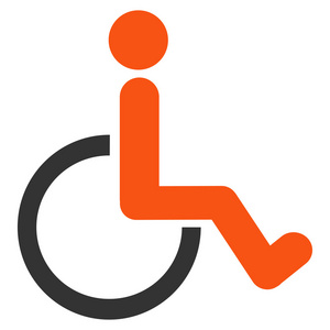 残疾的人士图标