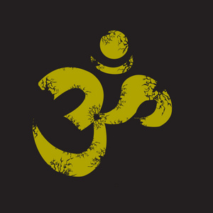 梵文金刚经纹身om 标志和符号照片