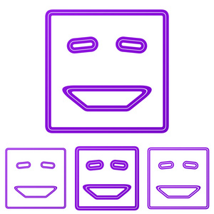 紫色线笑徽标设计方案集图片
