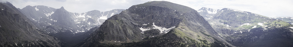 落基山国家公园的全景