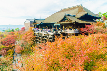 美丽的建筑，在清水寺