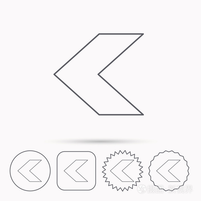 后退箭头图标.以前的标志插画-正版商用图片1kul80-摄图新视界