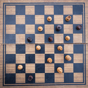 木制象棋板业务战略思想概念的背景。六