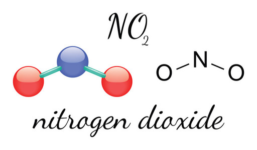 No2 二氧化氮分子