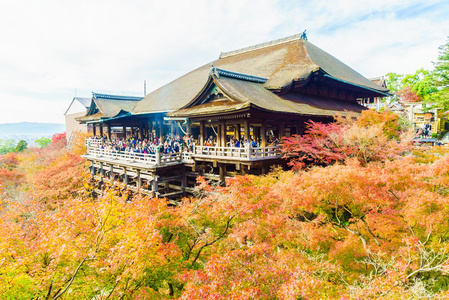 美丽的建筑，在清水寺