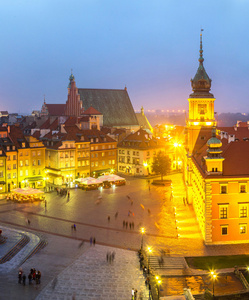 华沙的全景视图
