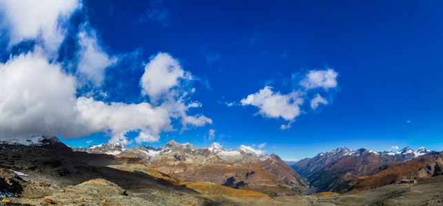 在瑞士阿尔卑斯山风景