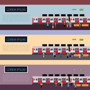 地铁列车横幅一套