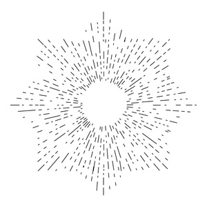 太阳射线帧矢量设计