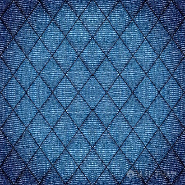 蓝色牛仔裤的纹理,为背景,经典蓝 pantone 颜色的