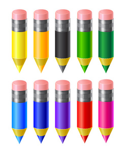 设置彩色的铅笔