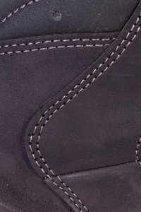 皮革绑定元素鞋加筋的缝图片