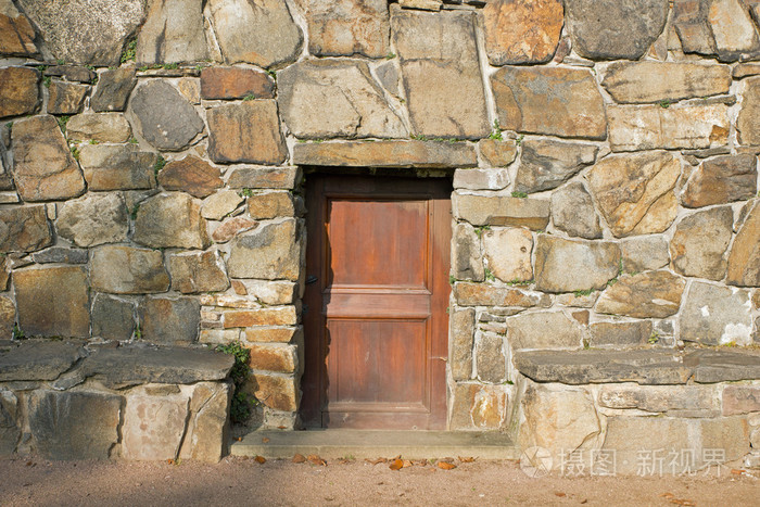 旧仿古木质门