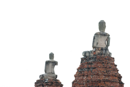 在泰国隔离公共寺佛的形象