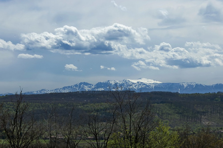 巴尔干山的风景