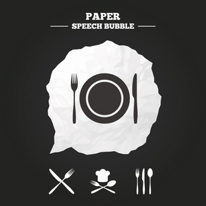 盘菜用叉子和刀子