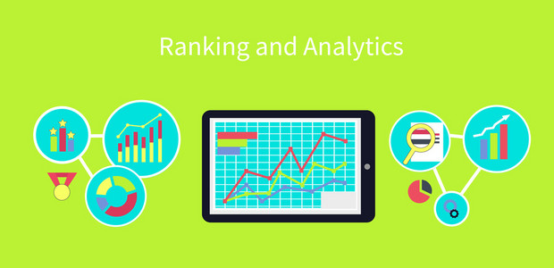 排名和分析设计概念