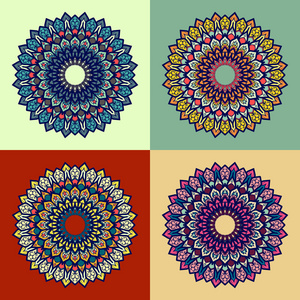 老式的装饰元素.手绘背景.伊斯兰教,阿拉伯语,印度,奥斯曼图案照片