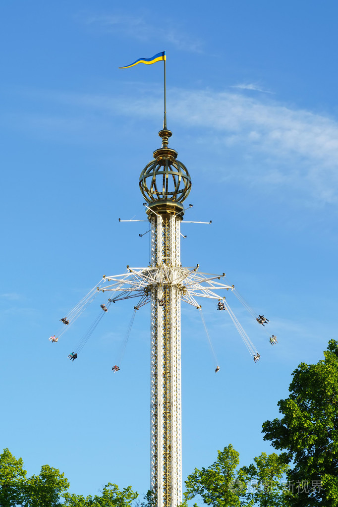 旋转木马塔在斯德哥尔摩