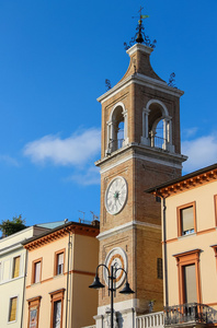 古钟塔 Torre dellOrologio 在意大利里米尼