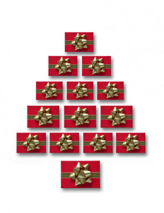 圣诞礼物树形状
