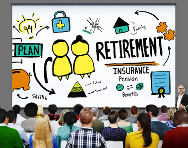 退休保险养老概念