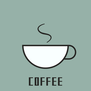 Cup coffee.vector 图