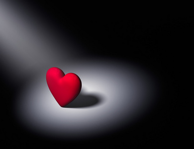 红色颗孤独的心小颗孤独的心照片
