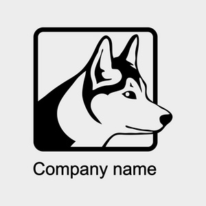 狼与地方为公司名称的标志