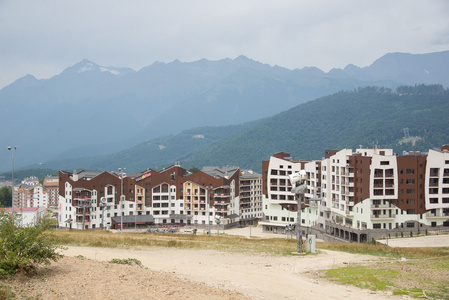 高加索地区自然保护区风景秀丽的群山