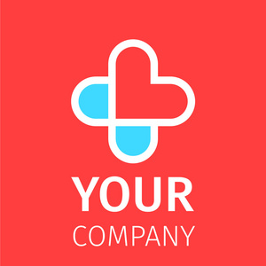 医疗logo药学,医学,医疗十字抽象矢量 logo 设计模板照片
