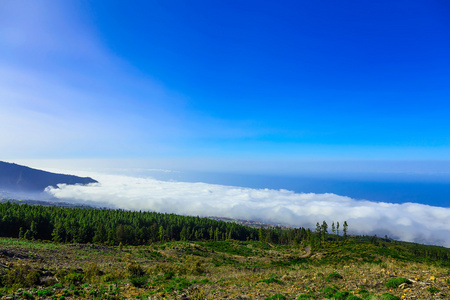 特内里费岛上的山景观