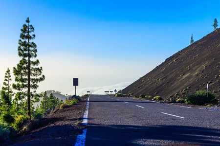 特内里费岛上道路景观图片