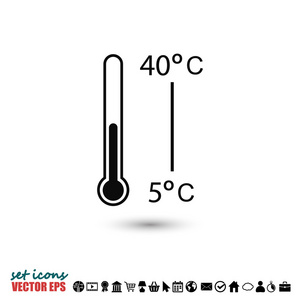 温度计图标设计