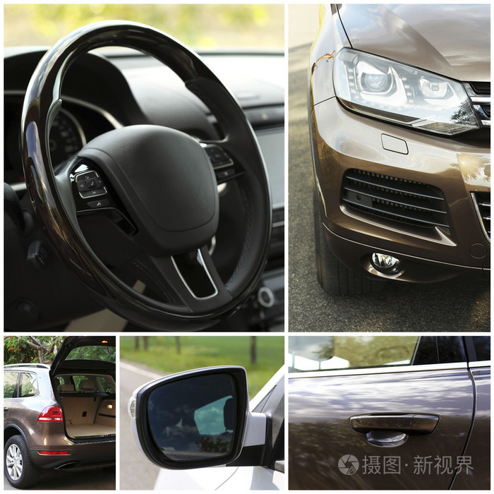 现代汽车中拼贴的详细信息