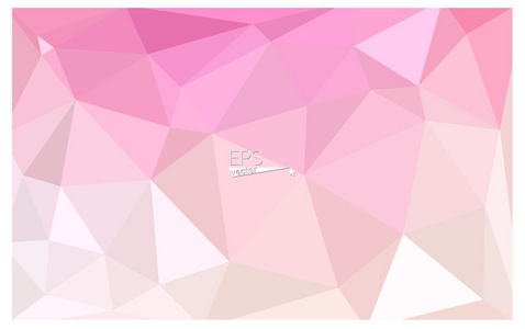 多色的粉红色，黄色几何揉了三角低聚折纸样式梯度图图形背景