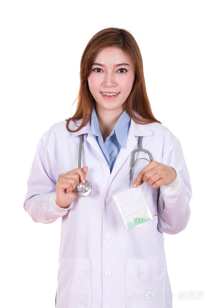 女医生与药照片-正版商用图片1kxnbq-摄图新视界