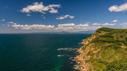 海 岩石 山