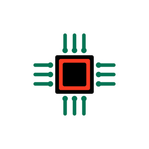 cpu icon.vector 图