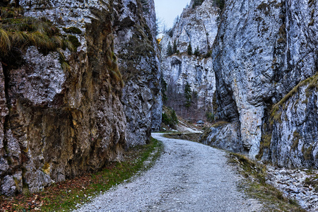 与美丽的峡谷景观