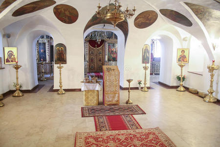 古代东正教教堂内部