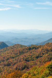 烟山瀑布全景三