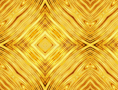 金色对称正方形抽象图案