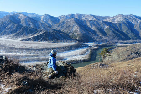 女旅行者