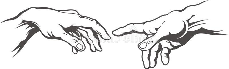 亚当的创造.米开朗基罗壁画照片