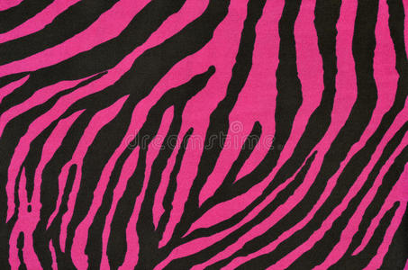 粉红和黑色老虎图案。