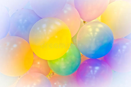 一组彩色气球