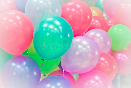 一组彩色气球