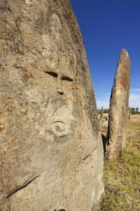 埃塞俄比亚，联合国教科文组织世界遗产地，神秘的巨石石柱。