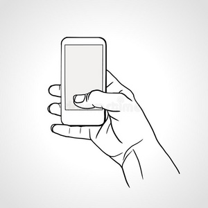 长城线条画图片